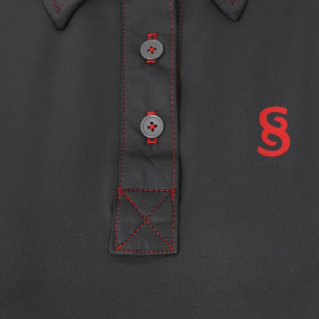 SheSwings polo placket detail